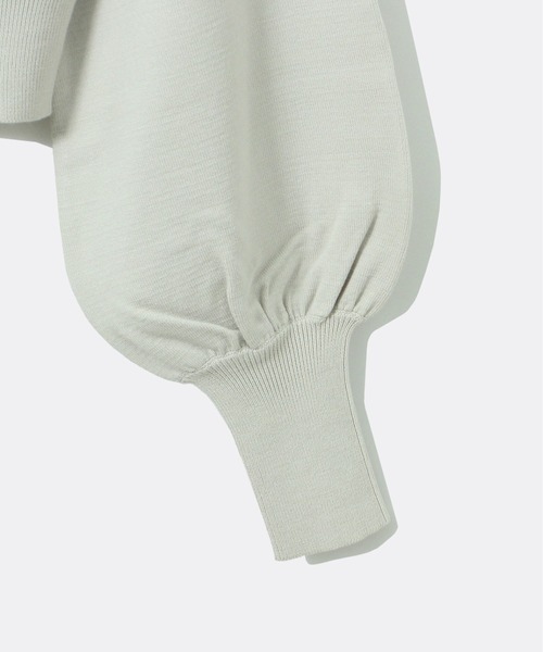 one way（ワンウェイ）の「シャーリングBIGスリーブトップス（ニット/セーター・レディース・ライトグレー/ライトブルー/ブラック/ライトブラウン/ライトグリーン・FREE）」の8枚目の写真