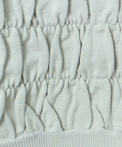 one way（ワンウェイ）の「シャーリングBIGスリーブトップス（ニット/セーター・レディース・ライトグレー/ライトブルー/ブラック/ライトブラウン/ライトグリーン・FREE）」の10枚目の写真