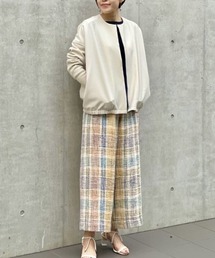 BEARDSLEY | 袖ニットハオリ(ノーカラージャケット)