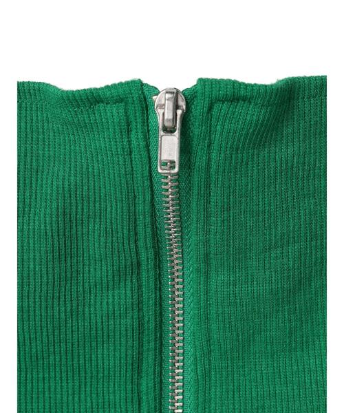 Green Parks(グリーンパークス)の「スタンドハーフジッププルオーバー(パーカー・レディース・ライトベージュ/ネイビー/グリーン・FREE)」の16枚目の写真