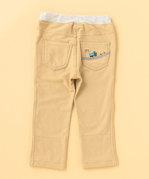 kladskap（クレードスコープ）の「乗り物ロング丈ストレートパンツ（その他パンツ・キッズ・ベージュ/ネイビー・90cm/100cm/80ｃｍ/110cm/120cm/130cm）」の4枚目の写真