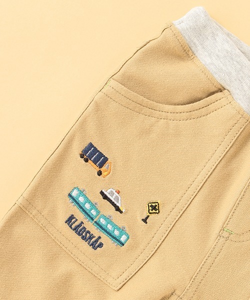 kladskap（クレードスコープ）の「乗り物ロング丈ストレートパンツ（その他パンツ・キッズ・ベージュ/ネイビー・90cm/100cm/80ｃｍ/110cm/120cm/130cm）」の8枚目の写真