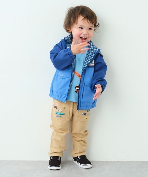 kladskap（クレードスコープ）の「乗り物ロング丈ストレートパンツ（その他パンツ・キッズ・ベージュ/ネイビー・90cm/100cm/80ｃｍ/110cm/120cm/130cm）」の14枚目の写真