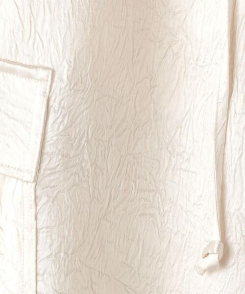 BEAUTY&YOUTH UNITED ARROWS（ビューティーアンドユースユナイテッドアローズ）の「BY アセテートサテン カーゴパンツ（カーゴパンツ・レディース・ブラック/オフホワイト/ダークグリーン・S/M）」の12枚目の写真