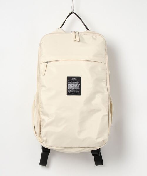 Green　Parks（グリーンパークス）の「・and mikka ミニショルダー付きリュック（トートバッグ・レディース・アイボリー/ブラック・FREE）」の4枚目の写真