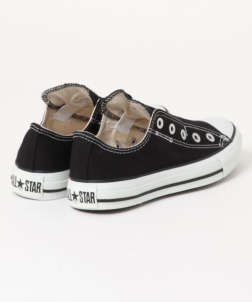 CONVERSE ALL STAR(コンバースオールスター)の「CONVERSE コンバース ALL STAR オールスター スリップ 3 OX(スニーカー・レディース・ホワイト/ブラック・23cm/23.5cm/24.5cm/24.0cm)」の3枚目の写真