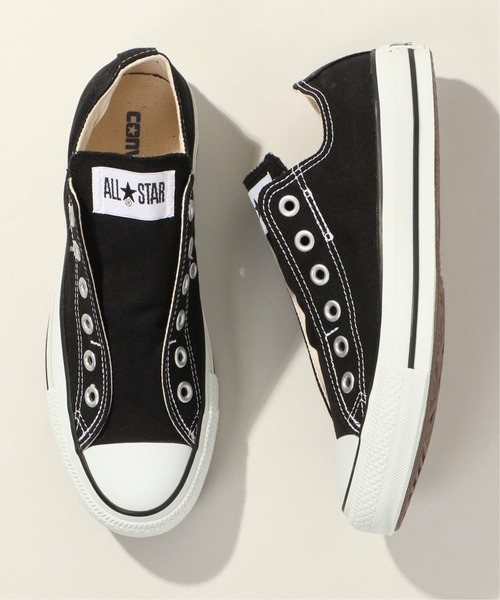 CONVERSE ALL STAR(コンバースオールスター)の「CONVERSE コンバース ALL STAR オールスター スリップ 3 OX(スニーカー・レディース・ホワイト/ブラック・23cm/23.5cm/24.5cm/24.0cm)」の2枚目の写真