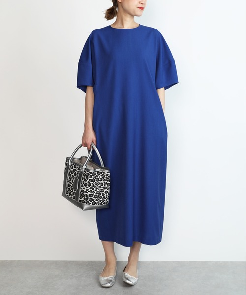 PICCIN（ピッチン）の「コクーンスリーブタックワンピース（ワンピース・レディース・ブラック/イエロー/ブルー・M）」の7枚目の写真