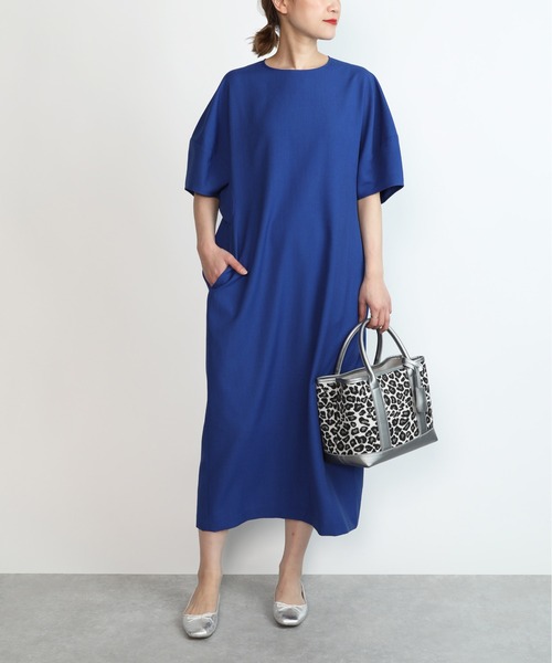 PICCIN（ピッチン）の「コクーンスリーブタックワンピース（ワンピース・レディース・ブラック/イエロー/ブルー・M）」の11枚目の写真