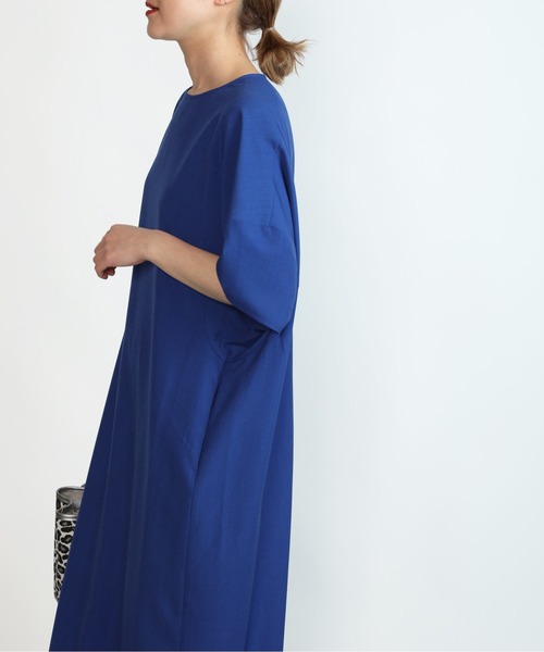 PICCIN（ピッチン）の「コクーンスリーブタックワンピース（ワンピース・レディース・ブラック/イエロー/ブルー・M）」の13枚目の写真