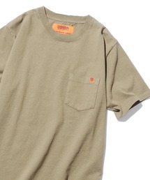 UNIVERSAL OVERALL/ユニバーサルオーバーオール POCKET TEE_PIGMENTDYE ポケットTピグメント 半袖Tシャツ