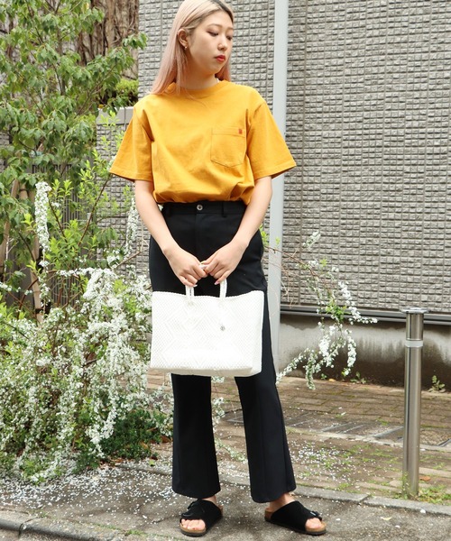 UNIVERSAL OVERALL(ユニバーサルオーバーオール)の「UNIVERSAL OVERALL/ユニバーサルオーバーオール POCKET TEE_PIGMENTDYE ポケットTピグメント 半袖Tシャツ(Tシャツ/カットソー・メンズ・ベージュ/オリーブ/サックスブルー/マスタード・M/XL/L)」の17枚目の写真