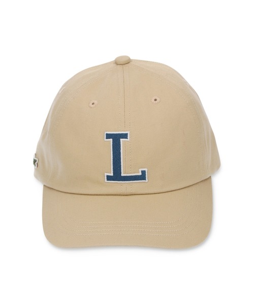 LACOSTE（ラコステ）の「【LACOSTE】L刺繍6方キャップ（キャップ・レディース・ベージュ・FREE）」の4枚目の写真