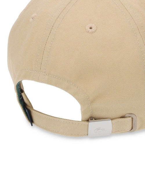 LACOSTE（ラコステ）の「【LACOSTE】L刺繍6方キャップ（キャップ・レディース・ベージュ・FREE）」の3枚目の写真