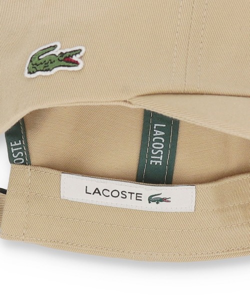LACOSTE（ラコステ）の「【LACOSTE】L刺繍6方キャップ（キャップ・レディース・ベージュ・FREE）」の11枚目の写真