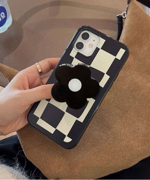 Port(ポート)の「フラワー スタンド グリップ付き iPhone ケース ( 11 / 12 / 12pro / 13 / 13pro )_(スマホケース/カバー・レディース・アイボリー/ブラック/ブラック系その他・B/D/C/E/A)」の13枚目の写真