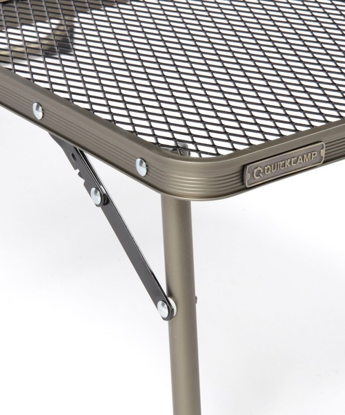 BAYFLOW(ベイフロー)の「【QUICKCAMP(クイックキャンプ)ミニ三つ折り ワゴン用 メッシュテーブル(アウトドアグッズ・レディース・ブラック・0)」の2枚目の写真