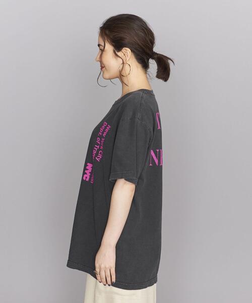 GOOD ROCK SPEED（グッドロックスピード）の「【別注】＜GOOD ROCK SPEED＞NYC ロゴプリント Tシャツ（Tシャツ/カットソー・レディース・ホワイト/ブラック/ライトピンク・FREE）」の4枚目の写真