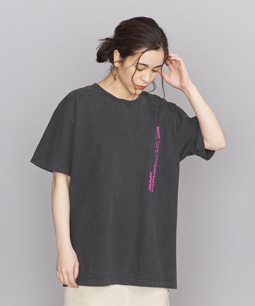 GOOD ROCK SPEED（グッドロックスピード）の「【別注】＜GOOD ROCK SPEED＞NYC ロゴプリント Tシャツ（Tシャツ/カットソー・レディース・ホワイト/ブラック/ライトピンク・FREE）」の8枚目の写真