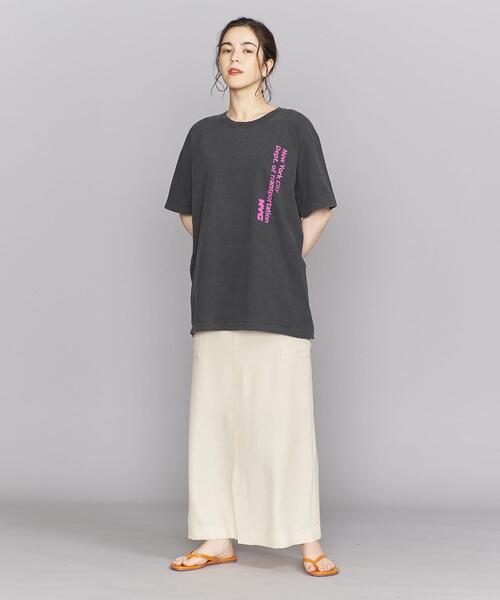 GOOD ROCK SPEED（グッドロックスピード）の「【別注】＜GOOD ROCK SPEED＞NYC ロゴプリント Tシャツ（Tシャツ/カットソー・レディース・ホワイト/ブラック/ライトピンク・FREE）」の13枚目の写真