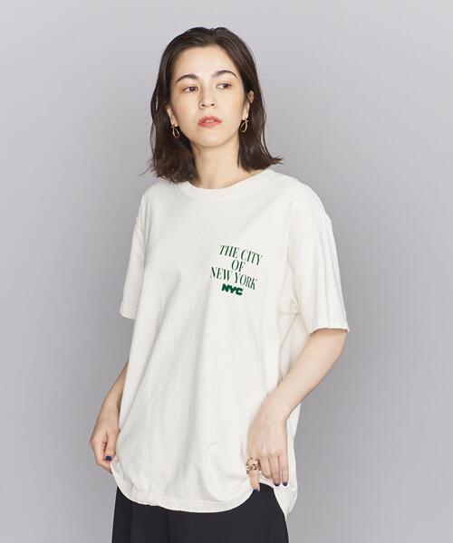 GOOD ROCK SPEED（グッドロックスピード）の「【別注】＜GOOD ROCK SPEED＞NYC ロゴプリント Tシャツ（Tシャツ/カットソー・レディース・ホワイト/ブラック/ライトピンク・FREE）」の10枚目の写真