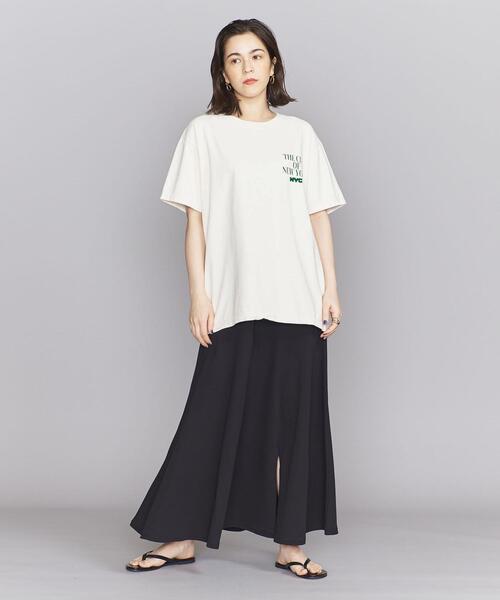 GOOD ROCK SPEED（グッドロックスピード）の「【別注】＜GOOD ROCK SPEED＞NYC ロゴプリント Tシャツ（Tシャツ/カットソー・レディース・ホワイト/ブラック/ライトピンク・FREE）」の12枚目の写真