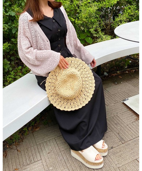 INGNI(イング)の「BIGカラーフリルティアード/ワンピース(ワンピース・レディース・ブラック/グレー系その他・M)」の20枚目の写真
