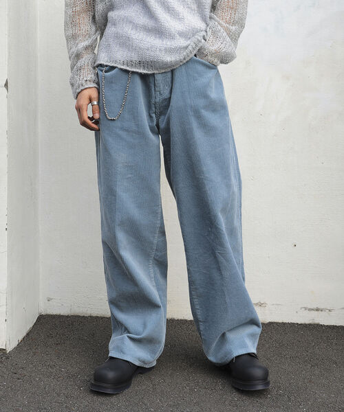 VAPORIZE(ヴェイパライズ)の「VAPORIZE / Corduroy Monroe Pants(その他パンツ・メンズ・ライトブルー/ナチュラル・SMALL/MEDIUM/LARGE/X-LARGE)」の2枚目の写真
