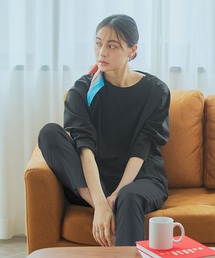 macocca（マコッカ）の「RESERU リセル 7分袖Tシャツ ルームウェア マグワート（ヨモギ）加工（Tシャツ/カットソー）」