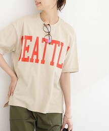 Cutie Blonde | カレッジBIGロゴTシャツ(Tシャツ/カットソー)