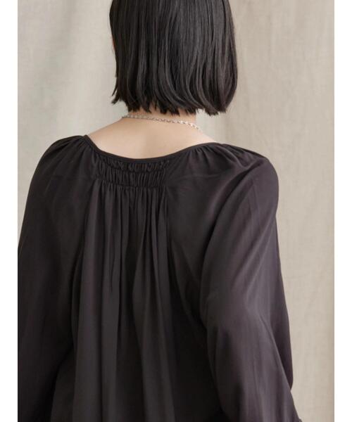 AMERICAN HOLIC（アメリカンホリック）の「レンチングＥＶラグランギャザーブラウス（シャツ/ブラウス・レディース・イエロー/ブルー/ブラック・L/M）」の20枚目の写真