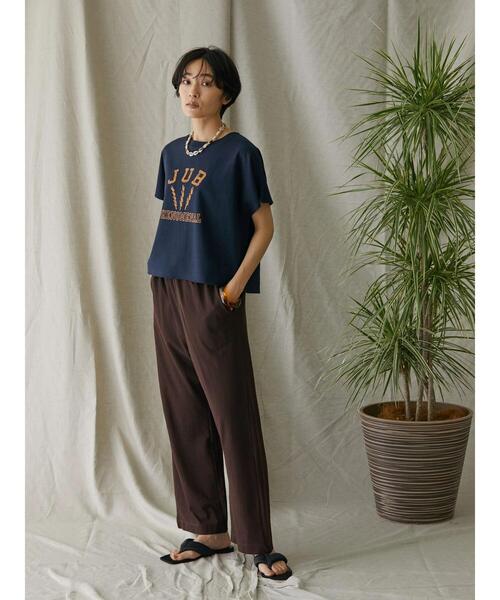 AMERICAN HOLIC(アメリカンホリック)の「フレンチスリーブ裏毛ロゴプルオーバー3(Tシャツ/カットソー・レディース・ネイビー・M/L)」の9枚目の写真