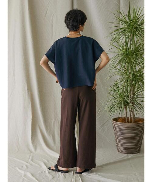 AMERICAN HOLIC(アメリカンホリック)の「フレンチスリーブ裏毛ロゴプルオーバー3(Tシャツ/カットソー・レディース・ネイビー・M/L)」の11枚目の写真