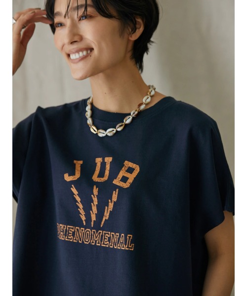 AMERICAN HOLIC(アメリカンホリック)の「フレンチスリーブ裏毛ロゴプルオーバー3(Tシャツ/カットソー・レディース・ネイビー・M/L)」の20枚目の写真