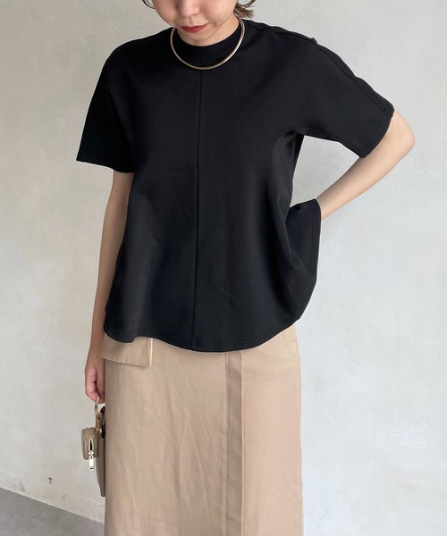 CAPRICIEUX LE'MAGE(カプリシューレマージュ)の「立体フレアTシャツ(Tシャツ/カットソー・レディース・ホワイト/ブラック/ベージュ・FREE)」の14枚目の写真