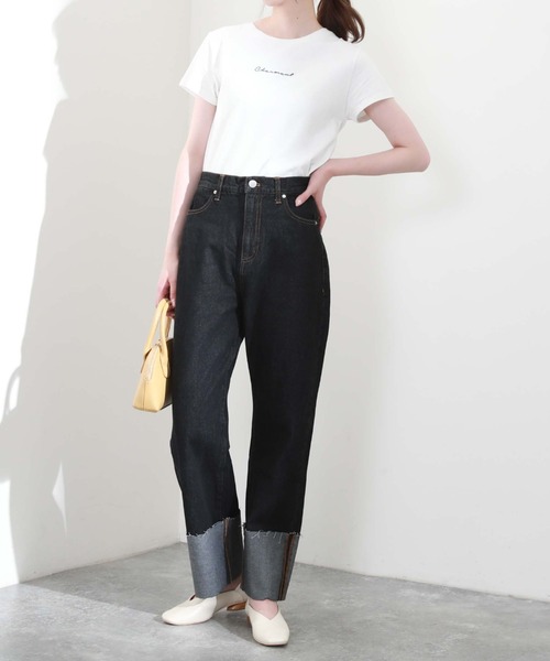 archives（アルシーヴ）の「ロールアップデニムパンツ（デニムパンツ・レディース・ネイビー/ブラック/ブルー・SMALL/MEDIUM）」の11枚目の写真