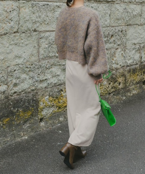 シャギーミックスニット（ニット/セーター）｜hinari（ヒナリ）