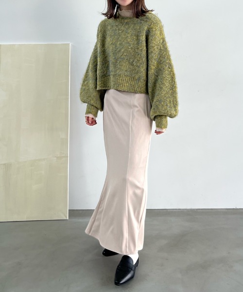 シャギーミックスニット（ニット/セーター）｜hinari（ヒナリ）