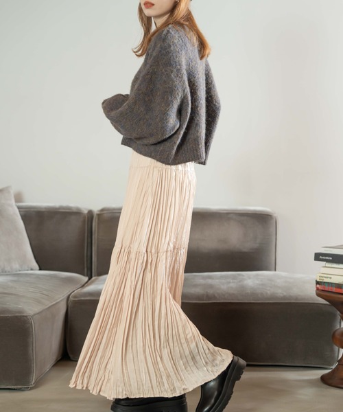 シャギーミックスニット（ニット/セーター）｜hinari（ヒナリ）