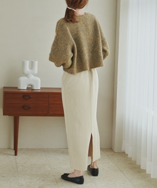 シャギーミックスニット（ニット/セーター）｜hinari（ヒナリ）