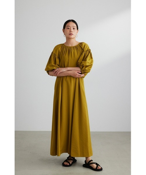 STYLEMIXER（スタイルミキサー）の「バックリボンボリュームワンピース（ワンピース・レディース・レッド/ダークグリーン/ブラック・MEDIUM/SMALL）」の13枚目の写真