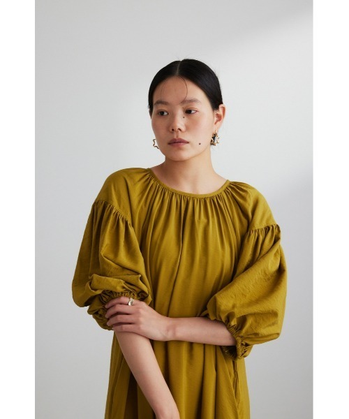 STYLEMIXER（スタイルミキサー）の「バックリボンボリュームワンピース（ワンピース・レディース・レッド/ダークグリーン/ブラック・MEDIUM/SMALL）」の15枚目の写真