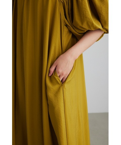 STYLEMIXER（スタイルミキサー）の「バックリボンボリュームワンピース（ワンピース・レディース・レッド/ダークグリーン/ブラック・MEDIUM/SMALL）」の16枚目の写真