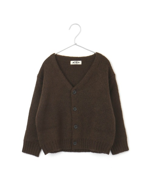 MAKE YOUR DAY（メイクユアデイ）の「モヘア風カーディガン■80～140cm（カーディガン/ボレロ・キッズ・ブラック/モカ/パープル・80/90/100/110/120/130/140）」の13枚目の写真