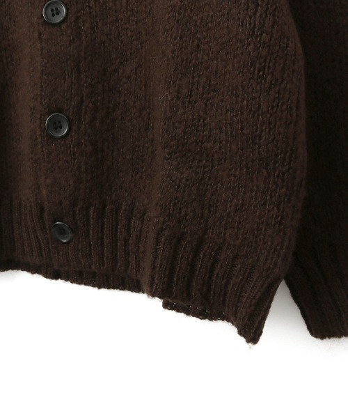 MAKE YOUR DAY（メイクユアデイ）の「モヘア風カーディガン■80～140cm（カーディガン/ボレロ・キッズ・ブラック/モカ/パープル・80/90/100/110/120/130/140）」の18枚目の写真