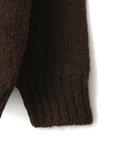MAKE YOUR DAY（メイクユアデイ）の「モヘア風カーディガン■80～140cm（カーディガン/ボレロ・キッズ・ブラック/モカ/パープル・80/90/100/110/120/130/140）」の19枚目の写真