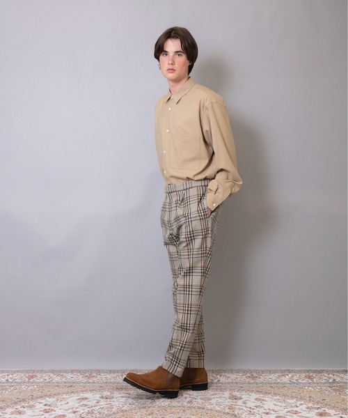 【新品/未使用】FACTOTUM（ファクトタム）フィンクスコットン タックパンツ 新品/未使用】FACTOTUM（ファクトタム）フィンクスコットン