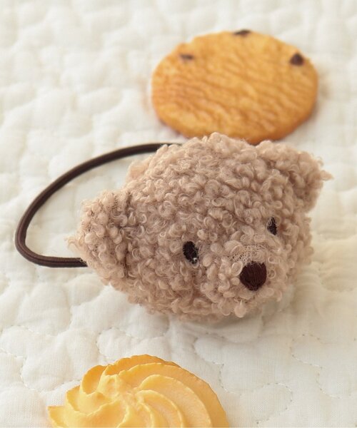apres les cours(アプレレクール)の「tiny bear モチーフヘアゴム(ヘアゴム・キッズ・ベージュ/アイボリー・FREE)」の2枚目の写真
