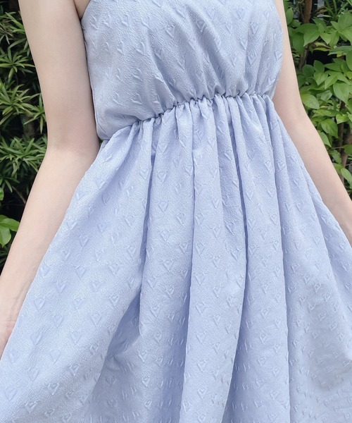 PAIN（ペイン）の「ハートジャガードキャミドレス（ワンピース・レディース・ブルー/アイボリー・FREE）」の17枚目の写真