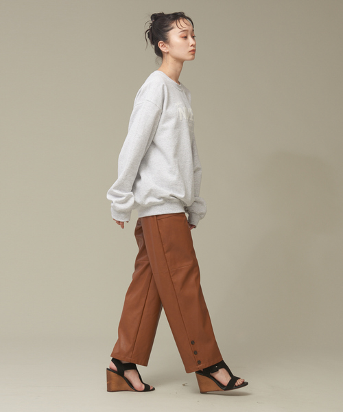 NOMINE（ノミネ）の「フェイクレザーベイカーパンツ（その他パンツ・レディース・ブラック/キャメル・S/M）」の16枚目の写真